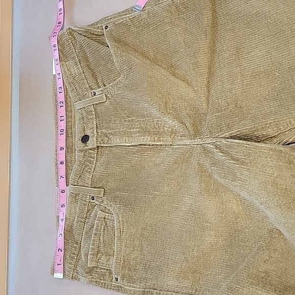 Levi's Size 33 Golden Brown Mustard Colored 721 High Rise Skinny Corduroy Pants - Picture 3 of 14